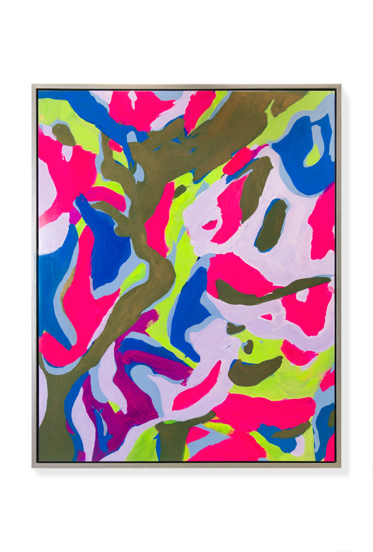 Paula Crown, Aspen Map (lavender), 2021