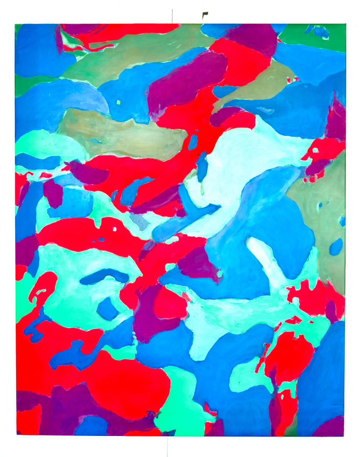 Paula Crown, Aspen Map (green), 2021