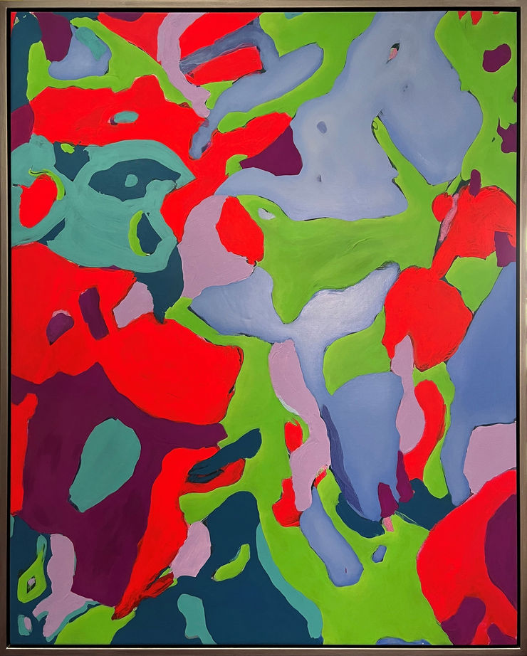 Paula Crown, Aspen Map (red), 2021