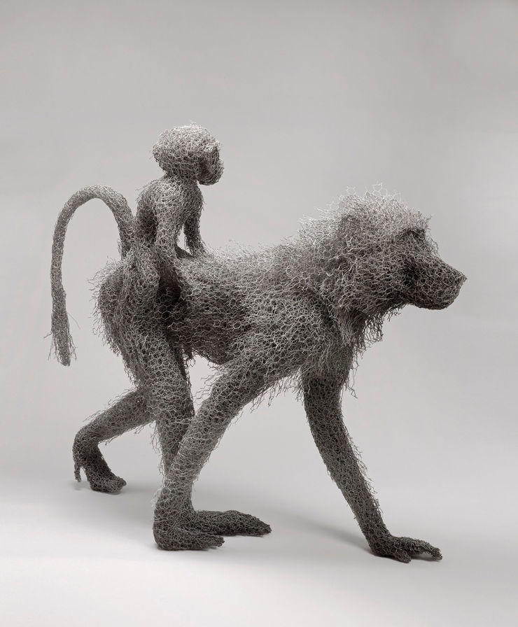 Kendra Haste MRSS, Baboon Mother and Infant, 2003
