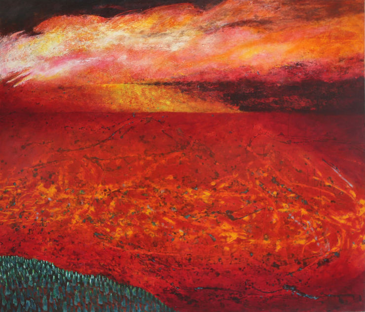 Adrian Hemming, I stood on a High Place and Looked Over an Endless Plain to a Glowering Sky, 2004