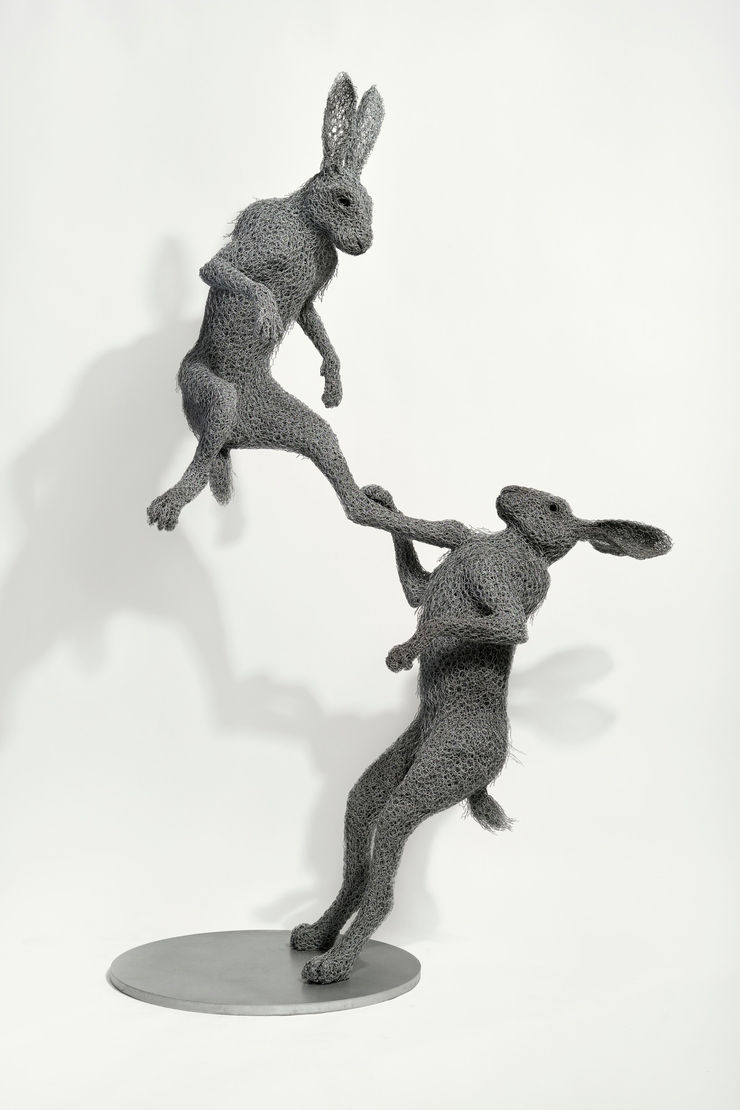 Kendra Haste MRSS, Boxing Hares, 2021