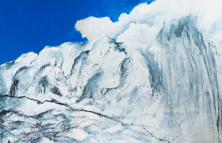 Adrian Hemming, A Sudden Snow Storm Dancing Down the Valley, 2016