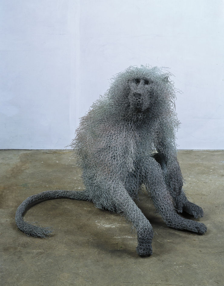 Kendra Haste MRSS, Seated Male Baboon, 2003