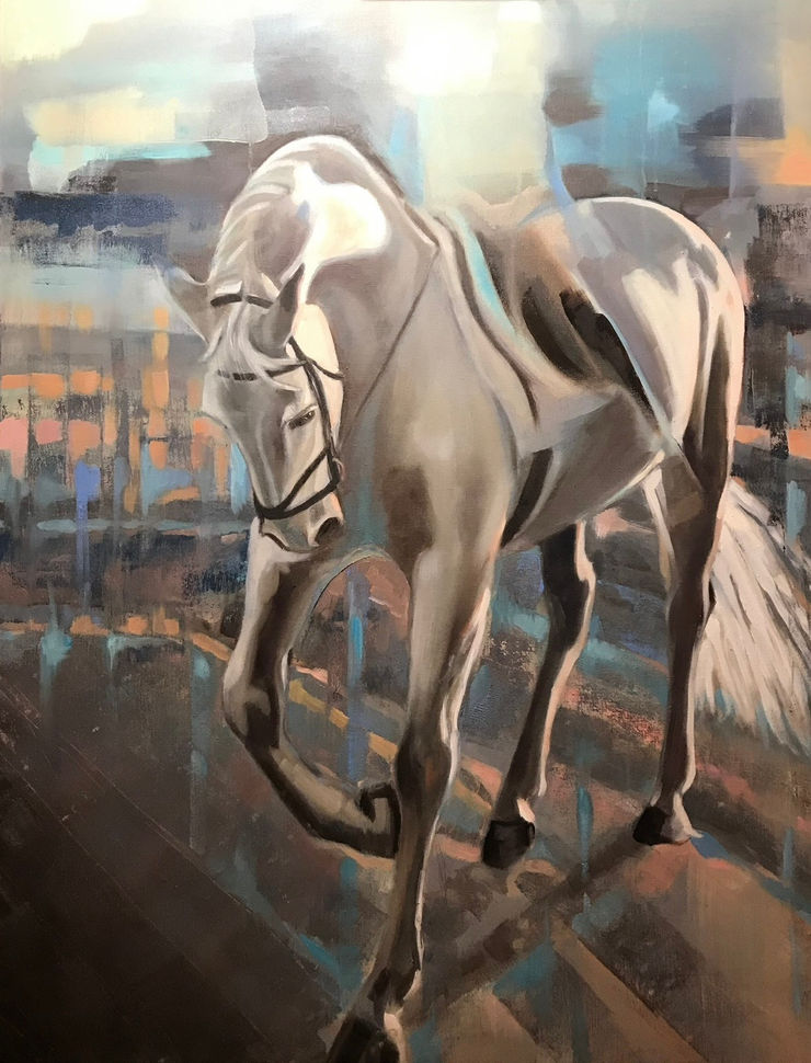 Ethereal Movement, 2019 Oil on canvas 95 x 75 cm 37.4 x 29.5 in