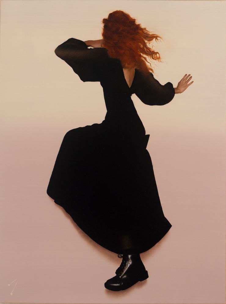 Painting of Katie, 2022 Oil on cradled linen panel 61 x 45.7 cm 24 x 18 in