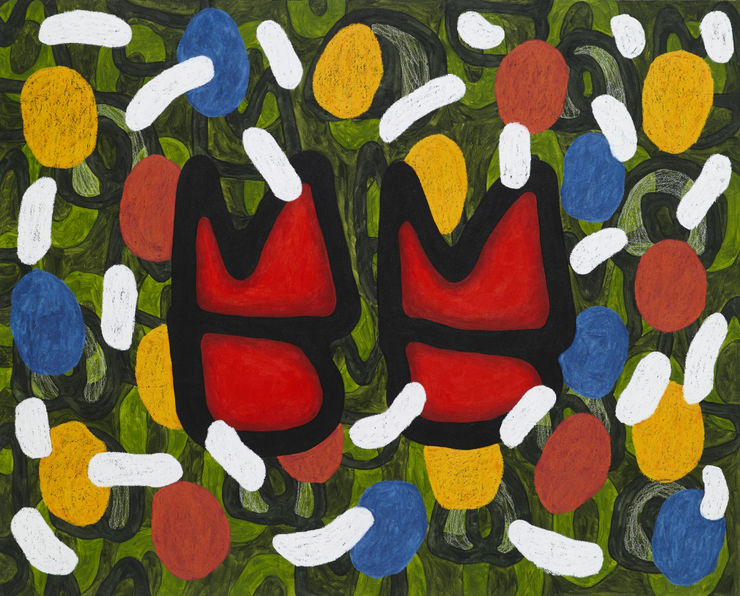 JIHI Join, 2020 Oil on panel 73 x 91 cm 28.7 x 35.8 in