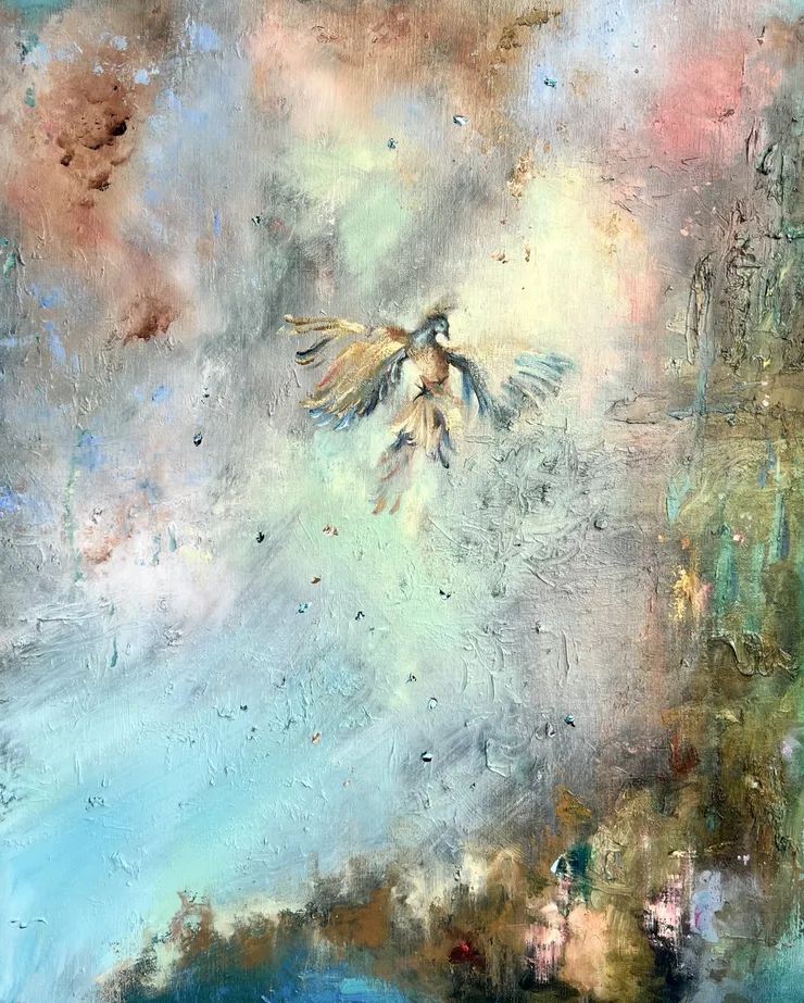 Chris Rivers Eve, 2022 Oil on canvas 65 x 80 cm 25.6 x 31.5 in