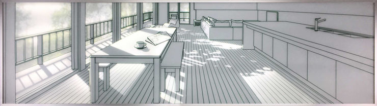 Hwang Seontae The Sunshine Room (2), 2016 Tempered Glass, Sandblast & LED Backlit 62 x 220 x 4 cm (24.5 x 86.5 x 1.5 in)