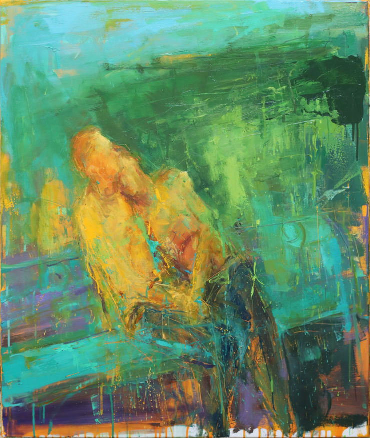 Till Tangled In Ashes II, 2020 Oil on Linen 95.5 x 80.5 cm 37.6 x 31.7 in