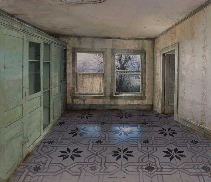 Inverno, 2015 Oil & Mixed Media on Board 60 x 70 cm 24 x 27.5 in