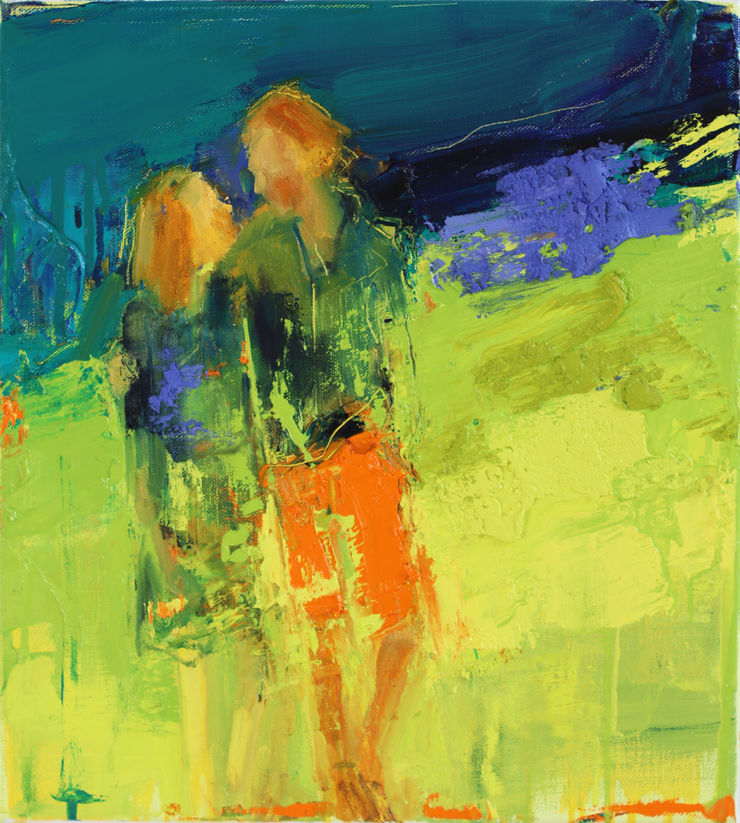 Be Not Far From Me III, 2022 Oil on Linen 50 x 45 cm 19.7 x 17.7 in