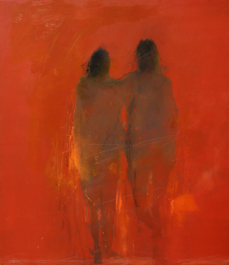 All That I Owe You, 2020 Oil and Etching Ink on Copper 56 x 49 cm 22.1 x 19.3 in