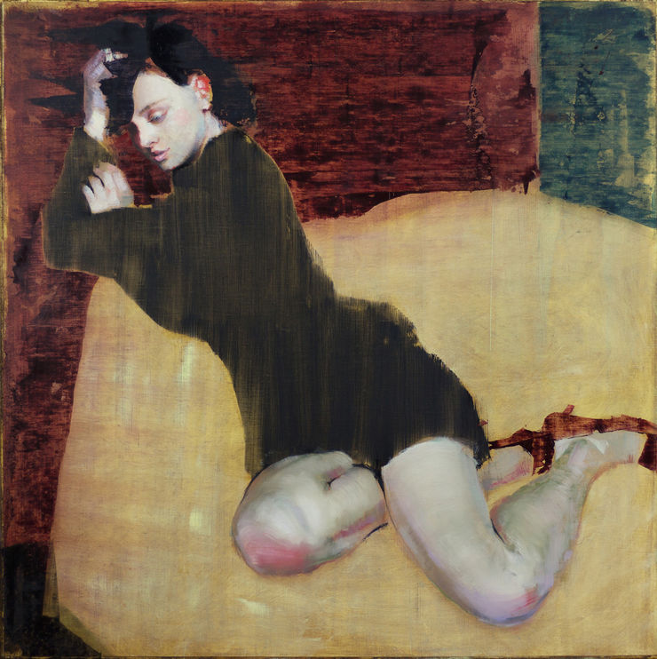 Dissolve, 2017 Oil on cradled linen 81.3 x 81.3 cm 32 1/8 x 32 1/8 in