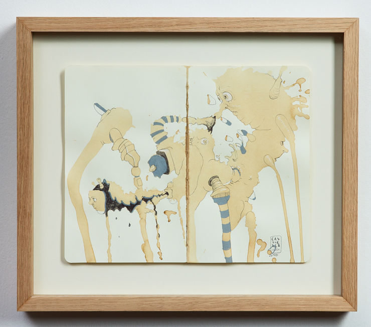 José Castiella, Coffee drawing - 20 February 2021, 2021