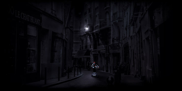 Sarah Choo Jing, puddles in the city - mime, 2014