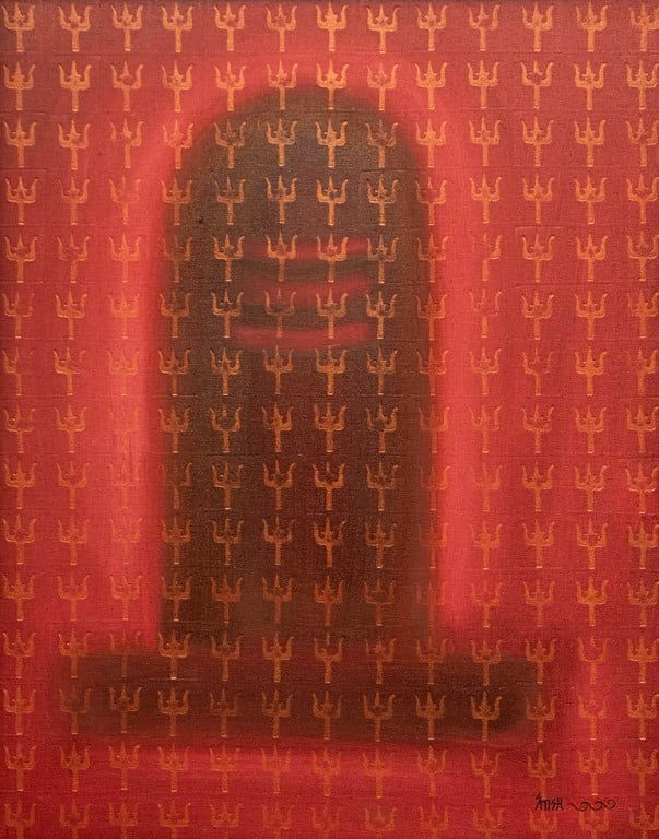 Satish Gupta Shambhu, 2015 Mixed media on Canvas 28 x 22 in. 71.1 x 55.9 cm