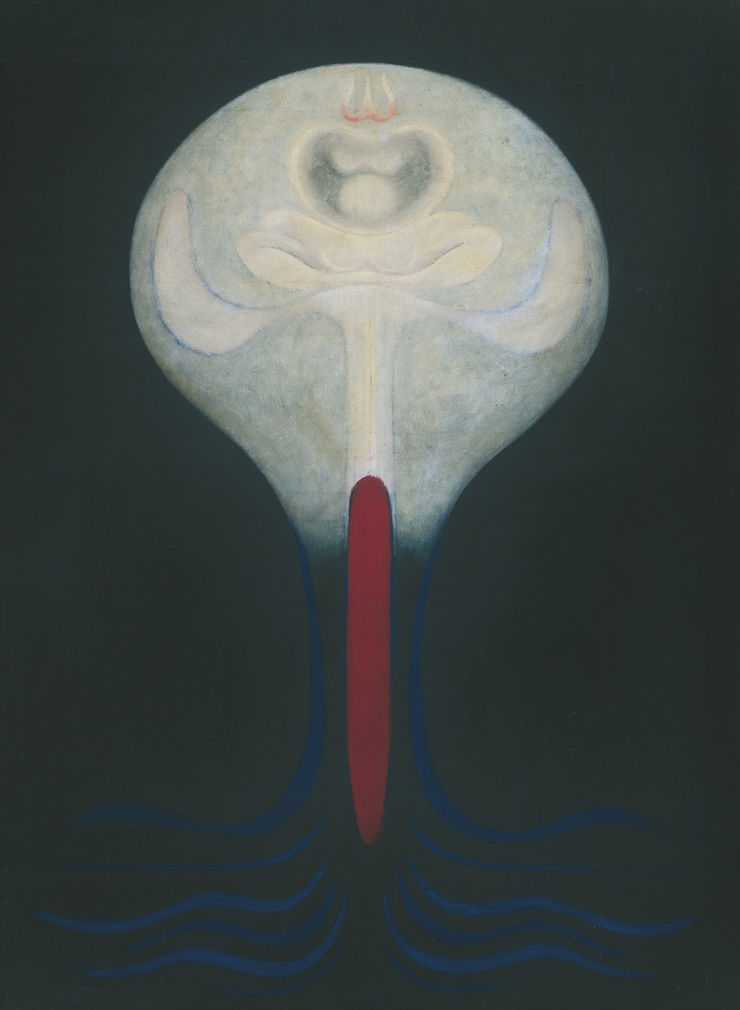 GR Santosh Untitled, 1970s Oil on Canvas 59" x 43"