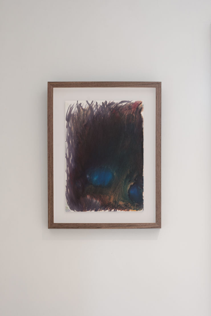 Sophie Hing Yee Cheung CMYK Painting: A Puddle of Water on the Grass, 2024 Inkjet printer ink on paper 42 x 29.7 cm 55.2 x 43 cm framed