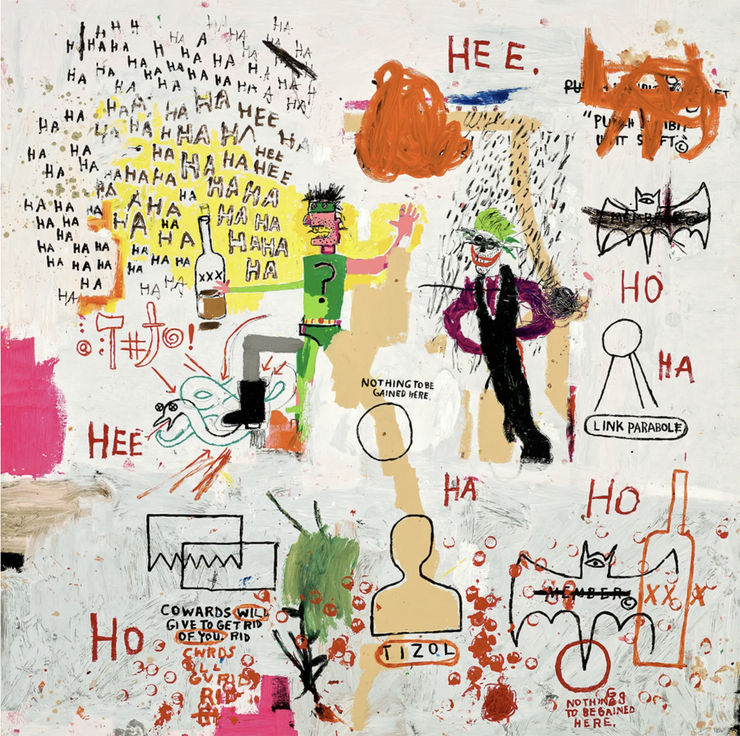 Jean-Michel Basquiat, Riddle Me This, 2022