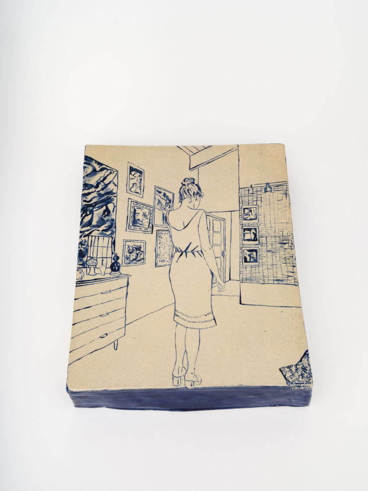 Sachi Moskowitz, Here’s To You Looking At Me, 2021