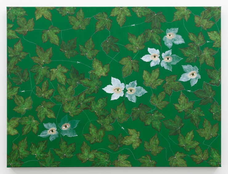 Zina Swanson Plant Blind, 2025 Acrylic on canvas 76 x 101.5 cm 30 x 40 in
