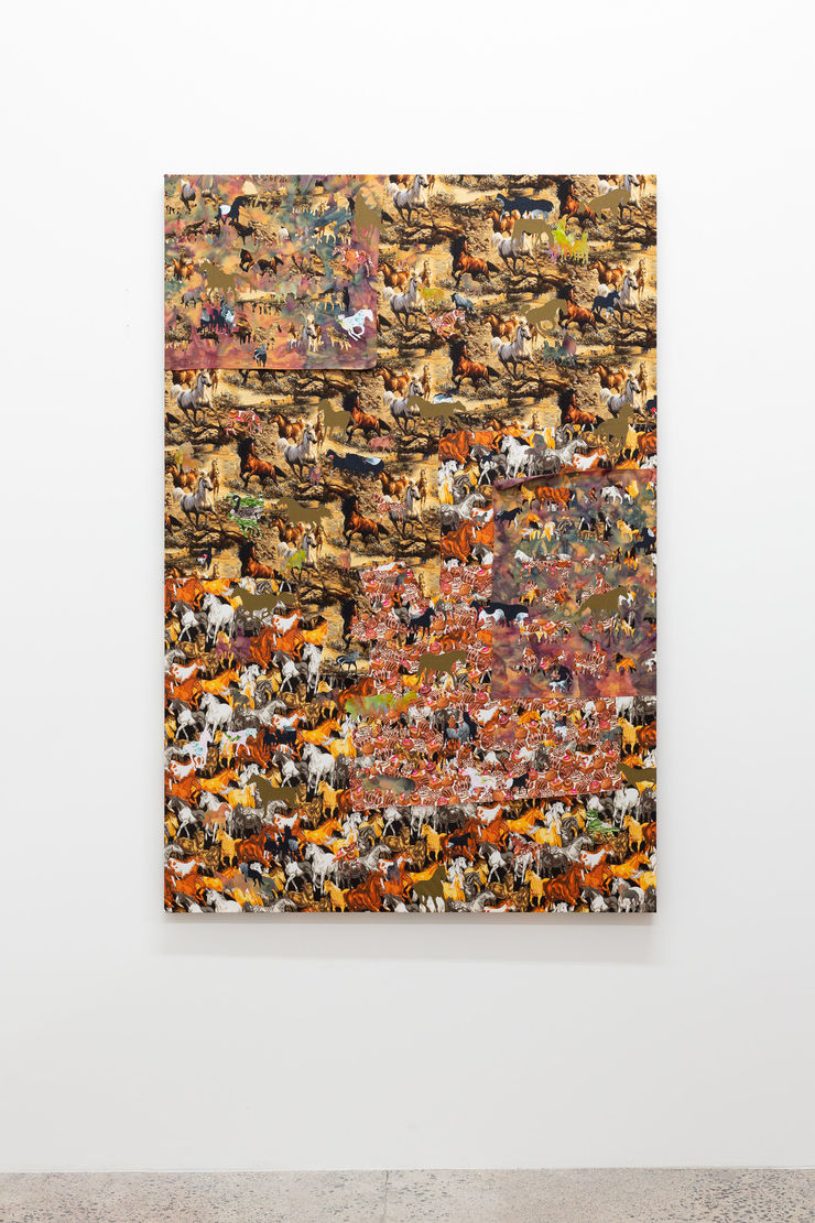 Yolunda Hickman Clearings, 2019 – 2020 cotton appliqué 150 x 100 x 4 cm