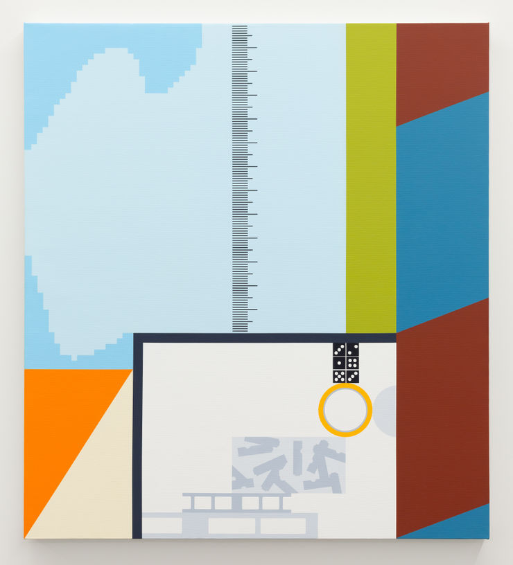 Ella Sutherland Studio Still Life II, 2023 Acrylic on linen 100 x 90 cm