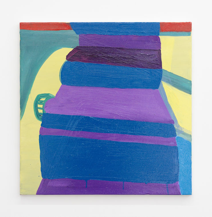 Michael Morley T.V. 1971, 1997/2020 Oil on canvas 50 x 50 cm