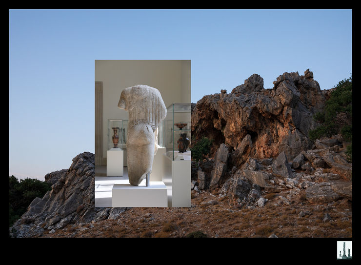 Andrew Hazewinkel Journeys in the Lifeworld of Stones (Displacement II) JM 237 / Met 07.306, 2010–2020 Digital chromogenic print, Diasec acrylic facemounted 116 x 158 cm Edition of 3 plus 1 artist's proof