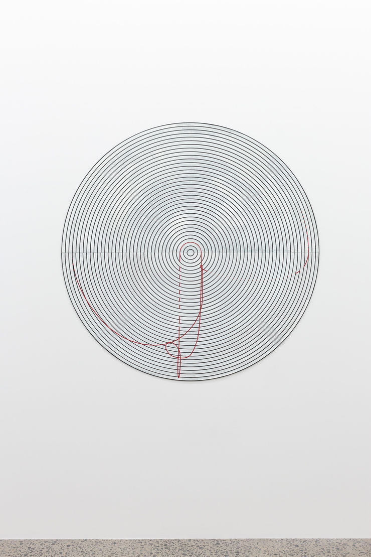 Julia Morison Myriorama: UU, 2008 Acrylic, gesso and ink on aluminium polyurethane laminate 120 x 120 cm