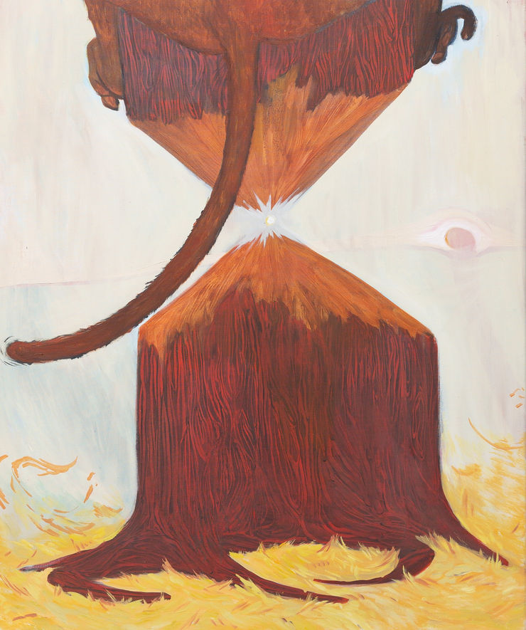 Henry Curchod Big Bang, 2019 Oil on canvas 91.5 x 76 cm