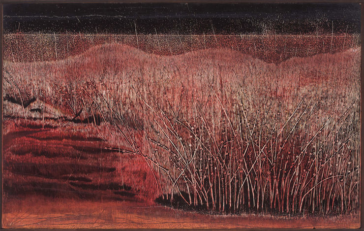 Soghra Khurasani, Shadows under my sky - 6, 2022