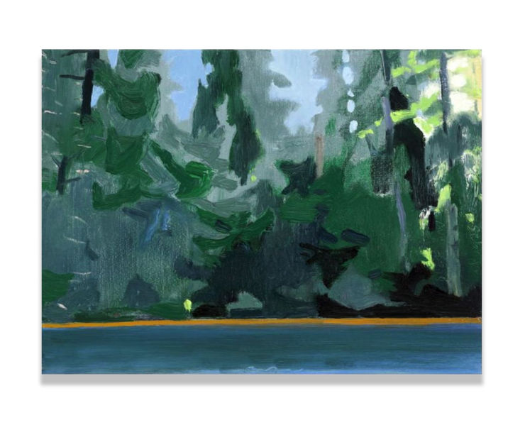 Lake Edge II, 2018 Oil on linen 16 x 20 inches