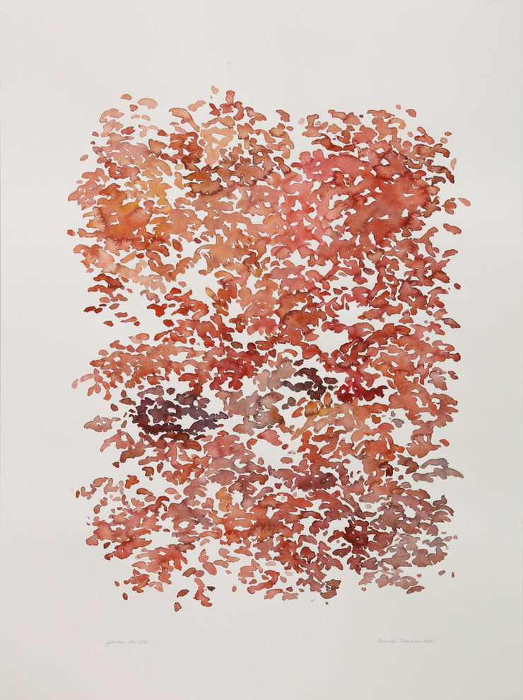 Garden Nr. 124, 2021 Watercolor on paper Painting size 25 x 17 inches Frame size 36 x 28 inches