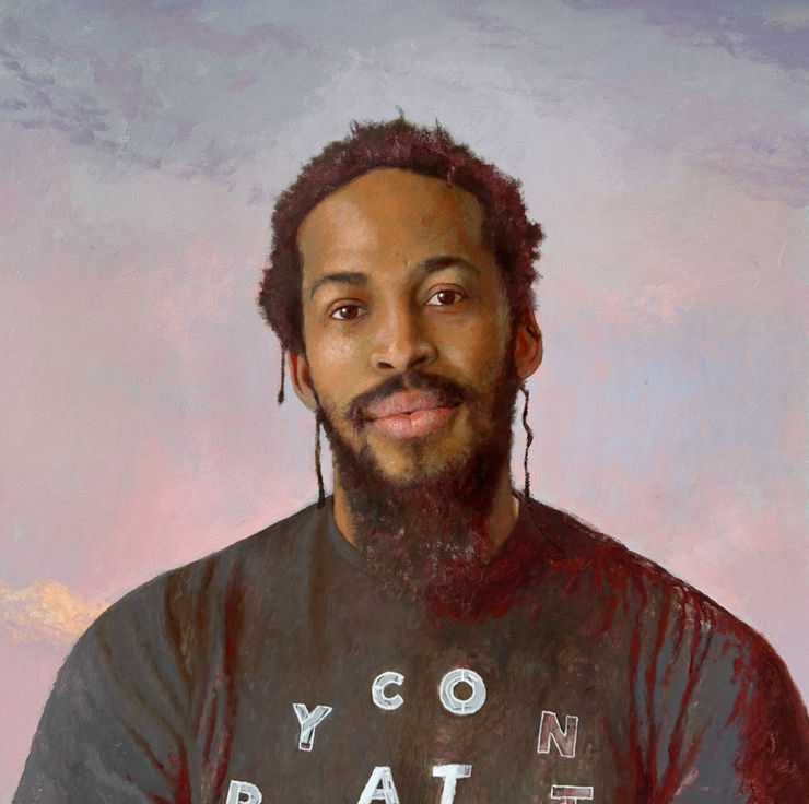 Tim Short, 2024 Oil on panel 24 x 24 inches