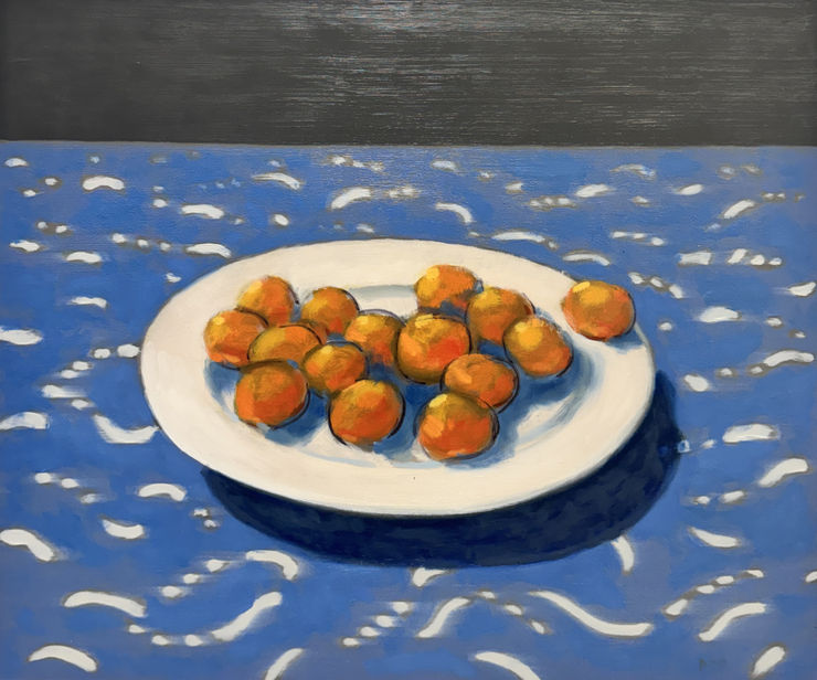 Mike Piggott, Orange and Blue, 2026