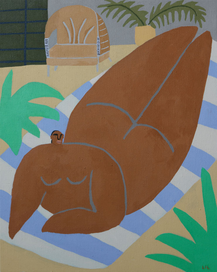 Lilian Martinez, Laying Figure, 2018