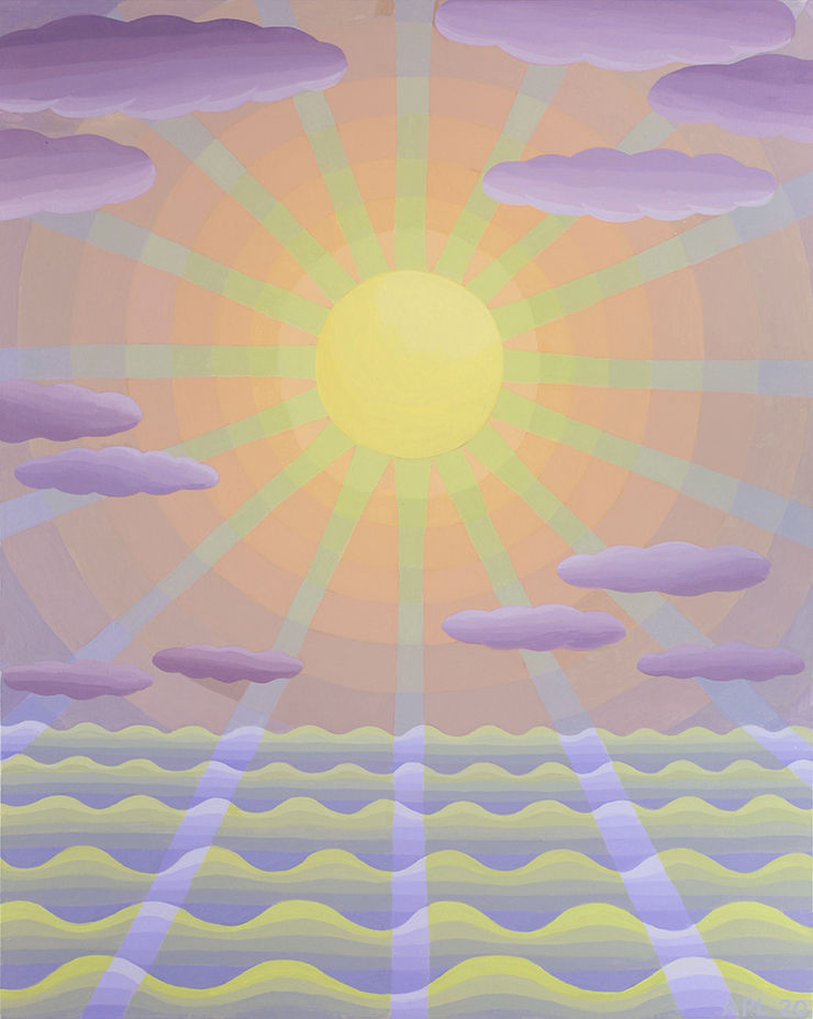 Amy Lincoln, September Seascape, 2020