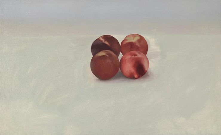 Emil Robinson, Four Peaches, 2021