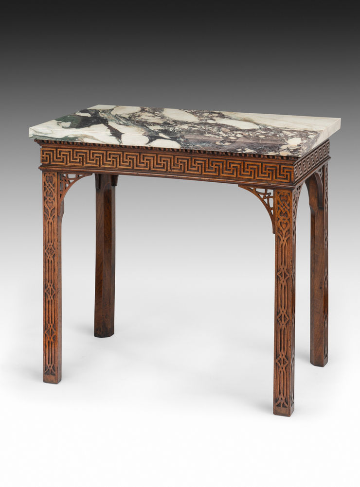 Coulborn Antiques Mid Eighteenth Century Cherry Wood Console Table