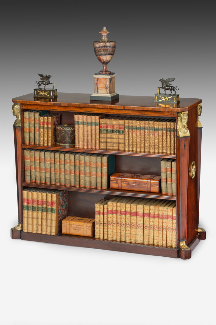Regency Double-sided Bookcase