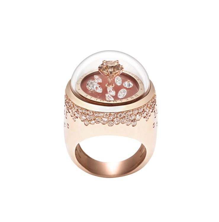 Dreamboule, Free & Fun: SOLITAIRE Orange, CLASSIC LINE 20 MM