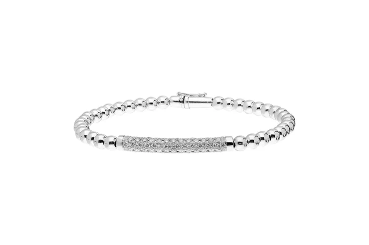 Terzihan, Sphera: White on white bracelet