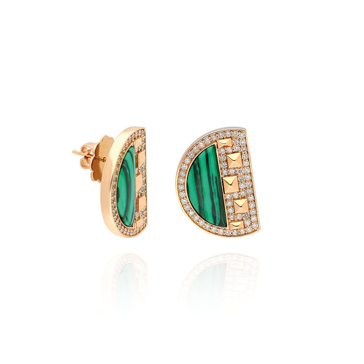 Terzihan, Neutra: Cairo Earring w/Malachite
