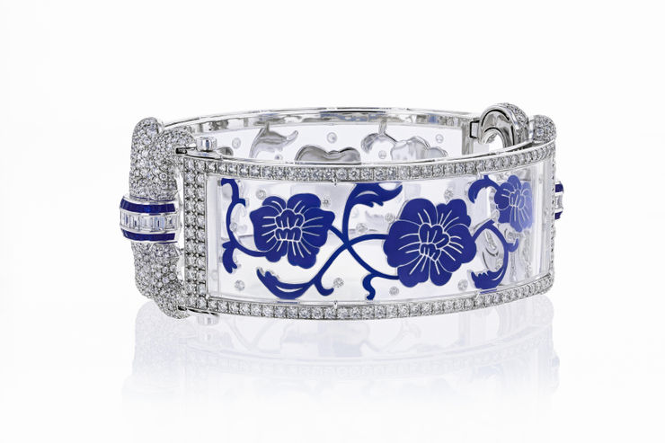 Aisha Baker, Frozen in Time - Peony Symphony Bracelet