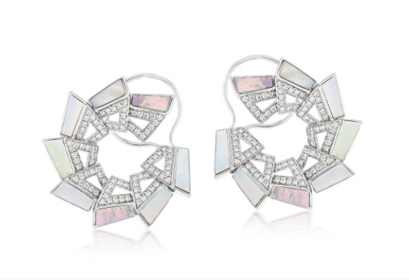 Ananya, Tala C-Clip Earrings, Mother Of Pearl