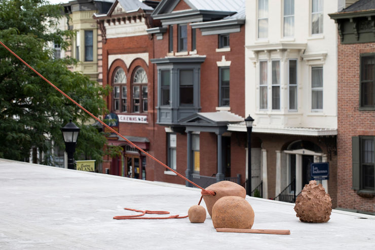 Kate Newby, You might feel as though nothing happened: in fact you may feel as though you missed it., 2018