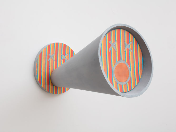 Emma Hart, Megaphone (stripes), 2020