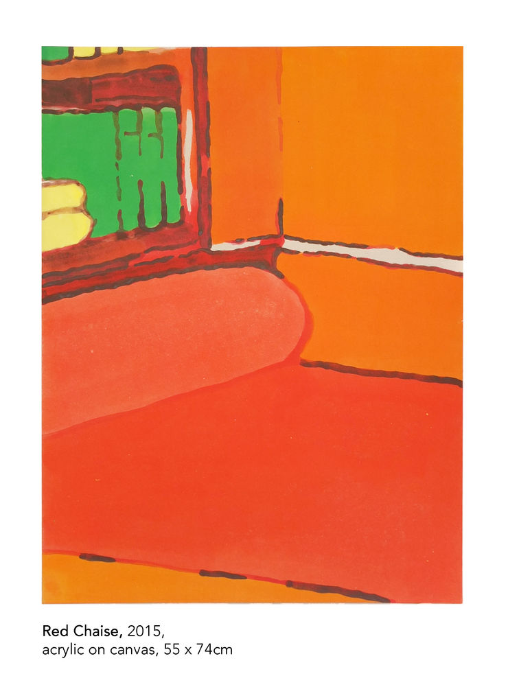 Tim Braden, Red Chaise, 2015